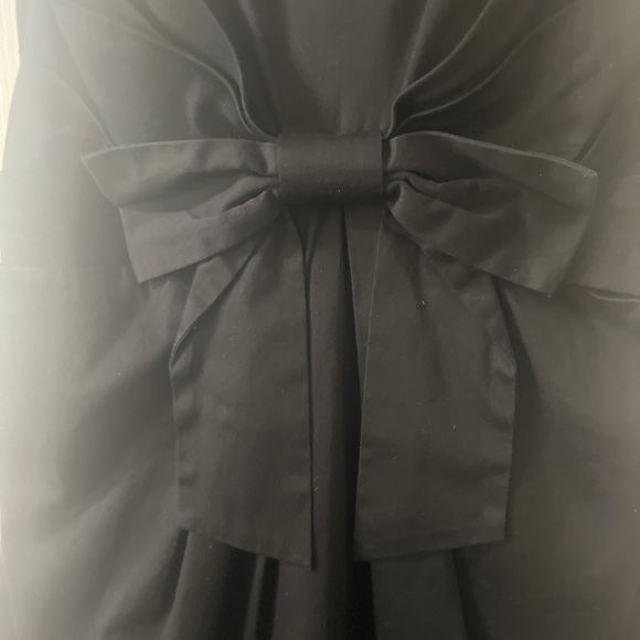Kate Spade Black Midi Dress with Bow - Picture 5 of 6